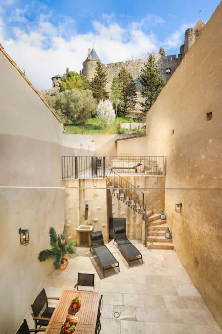 Longue Vie A La Reine - Piscine - Chateau Carcassonne Eksteriør billede