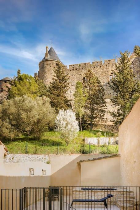 Longue Vie A La Reine - Piscine - Chateau Carcassonne Eksteriør billede